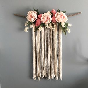 Macrame Flower Wall Hanging